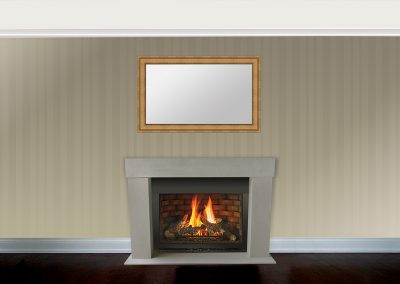 Ston cast fireplace mantel Adriatic