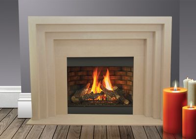 Ston cast fireplace mantel Amalfi