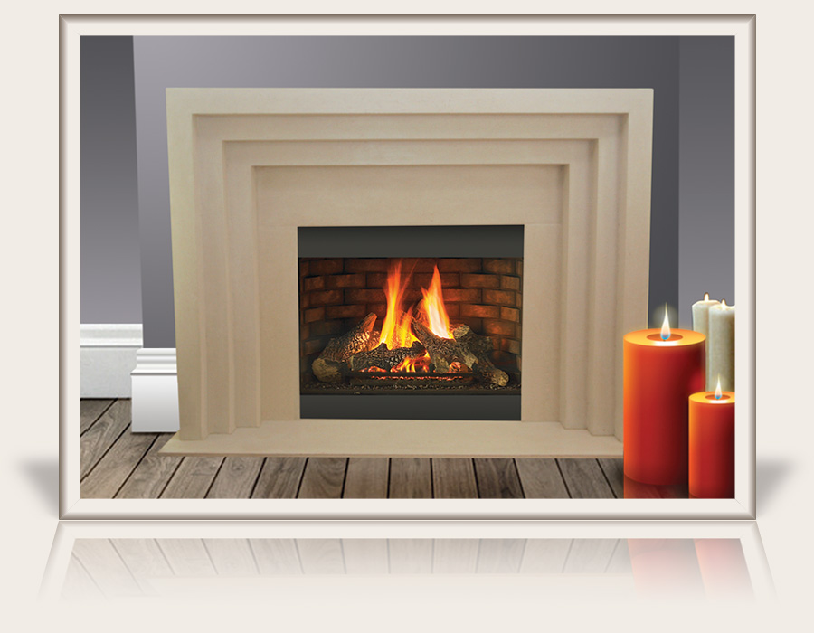 Amalfi fireplace mantel