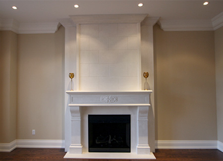 Fireplace Mantel Small Torino