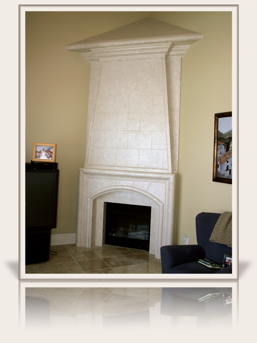 Catalonia Fireplace Mantel by Multi-Cast Design Catalonia Fireplace Mantel by Multi-Cast Design
