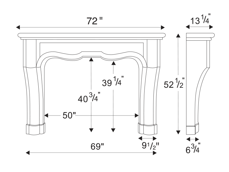 Chateau Technical Drawing