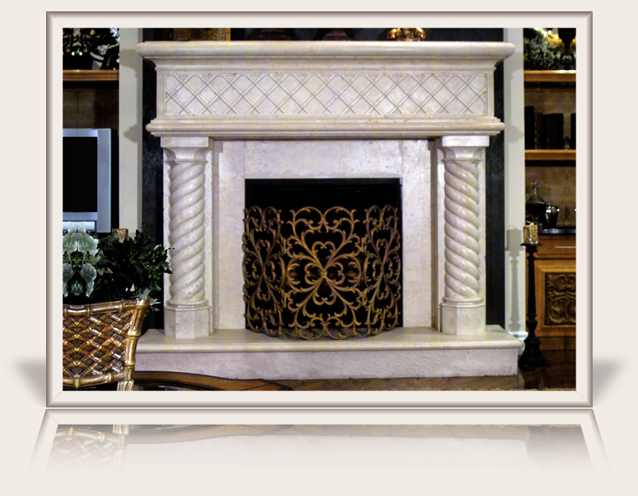 Cordoba Fireplace Mantel by Multi-Cast Design