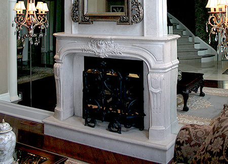 Fireplace Mantel Louis XIV