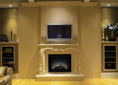 Fireplace Mantel Louis XV Grande