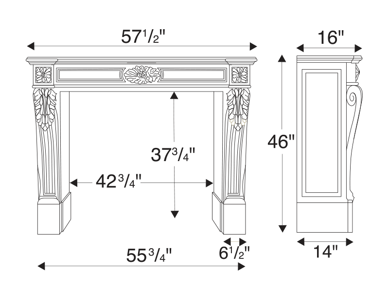 Louis XVI Technical Drawing