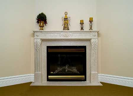 Fireplace Mantel Louis XVI