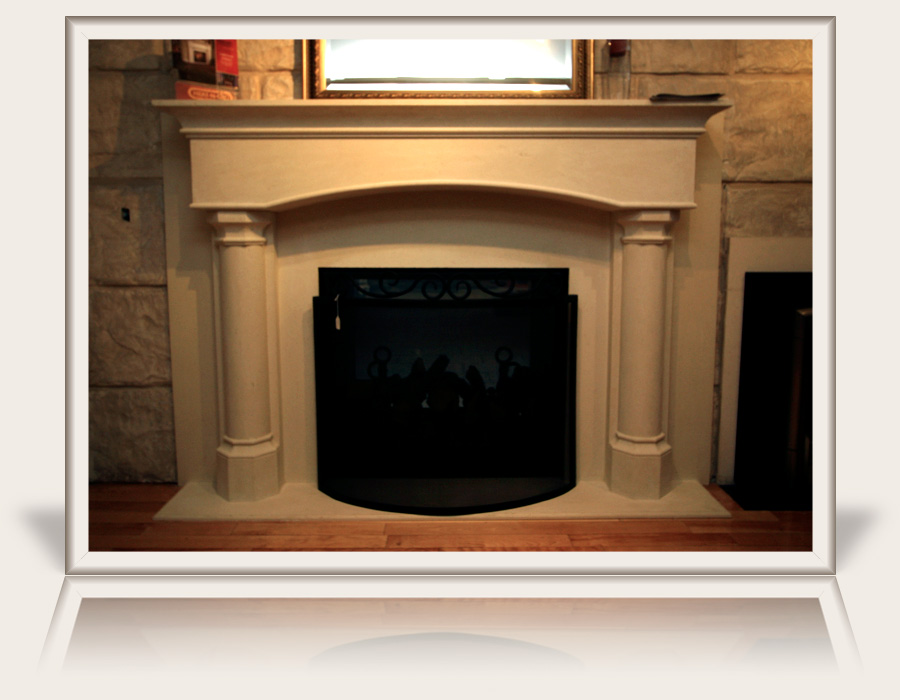 Malaga Fireplace Mantel by Multi-Cast Design