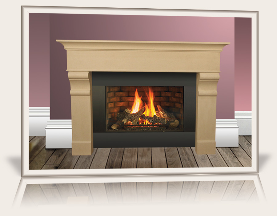 Marbella Fireplace Mantel by Multi-Cast Design
