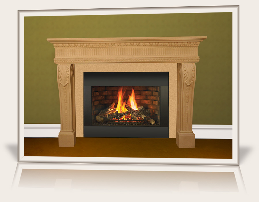 Marseille Fireplace Mantel by Multi-Cast Design