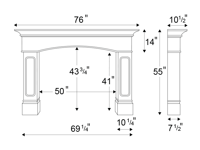 Milano Technical Drawing