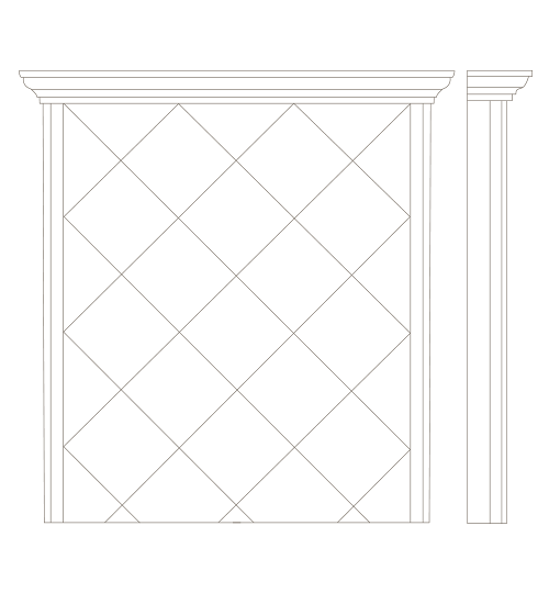 Overmantel "I"