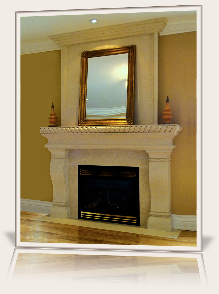 Parma Fireplace Mantel by Multi-Cast Design