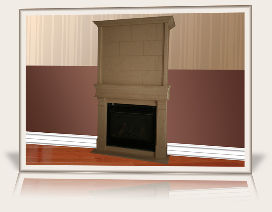 San Marino Fireplace Mantel by Multi-Cast Design