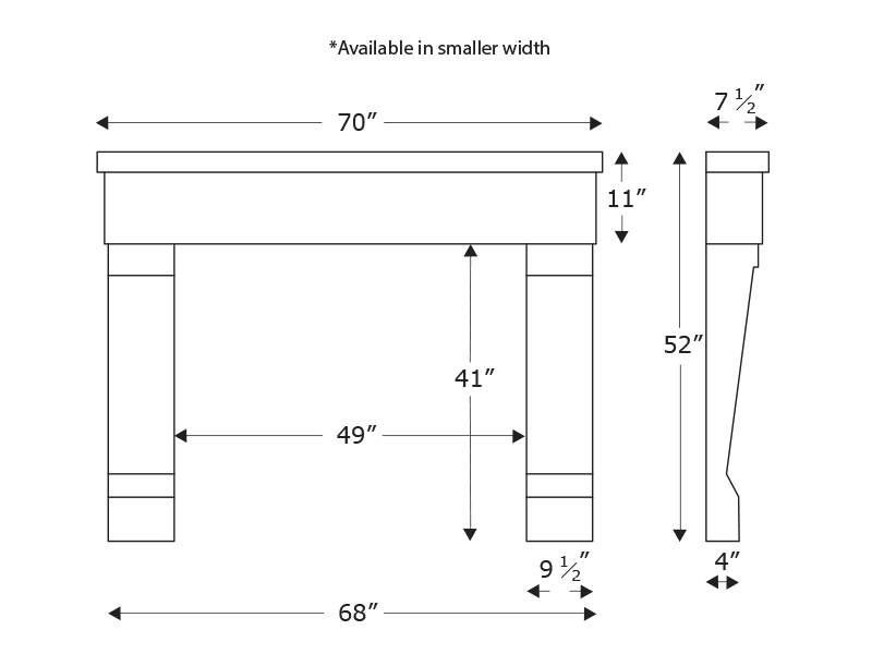 Santorini Technical Drawing