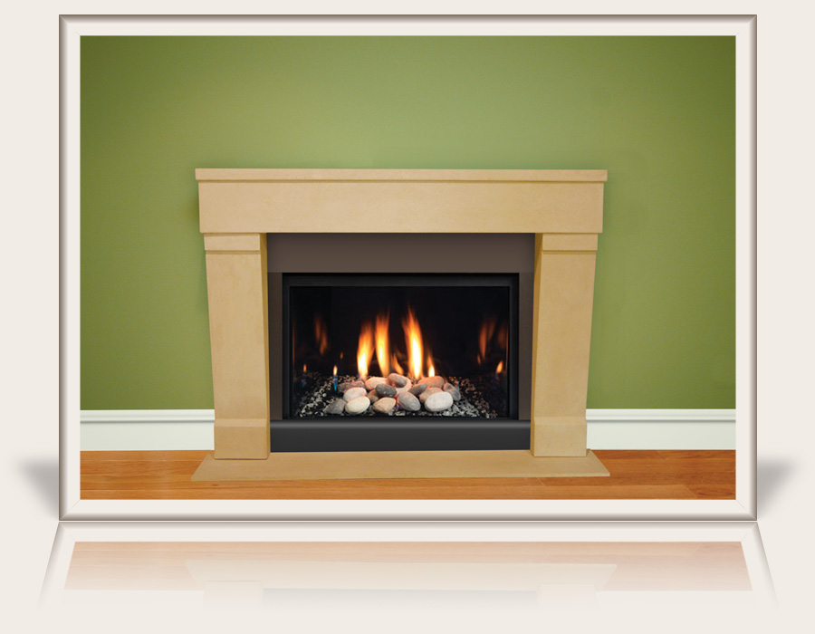 Santorini Fireplace Mantel by Multi-Cast Design
