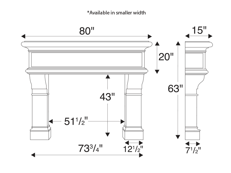 Siena Technical Drawing