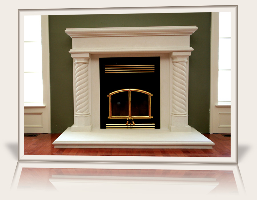 Small Granada Fireplace Mantel by Multi-Cast Design