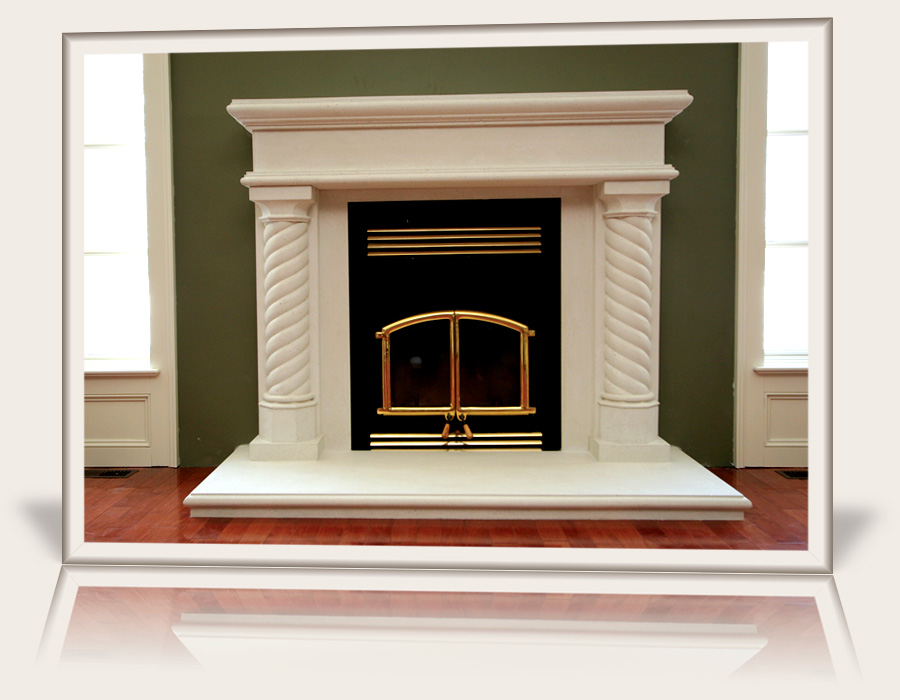 Small Granada Fireplace Mantel by Multi-Cast Design Small Granada Fireplace Mantel by Multi-Cast Design