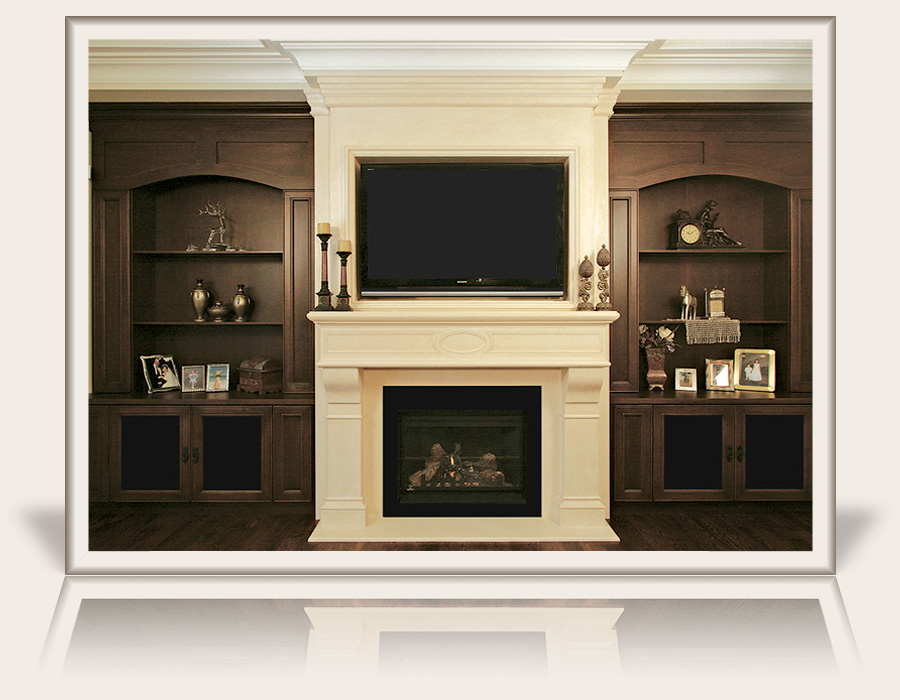 Small Verona Fireplace Mantel by Multi-Cast Design