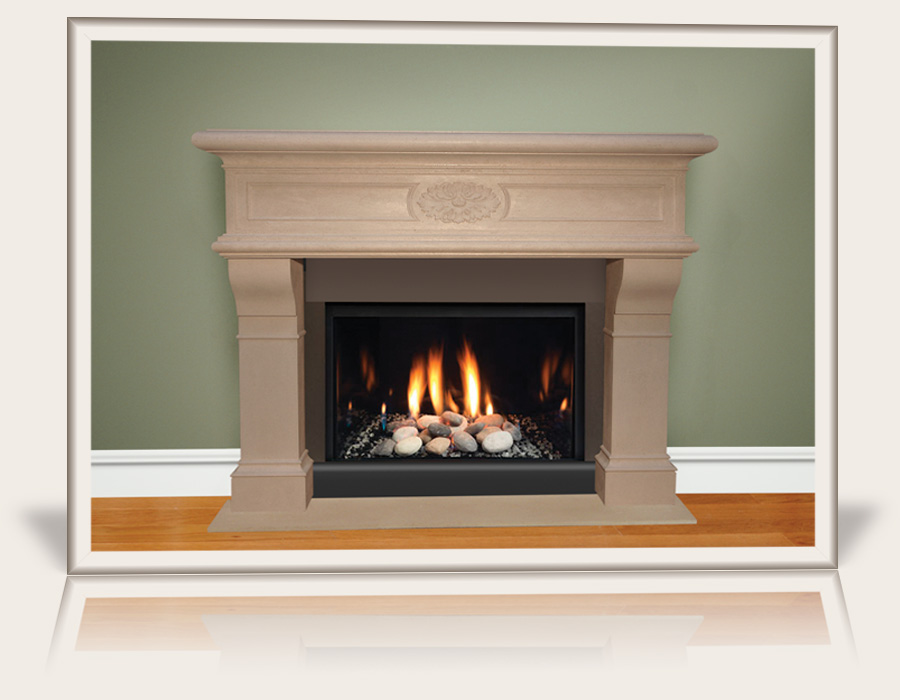 Torino Fireplace Mantel by Multi-Cast Design