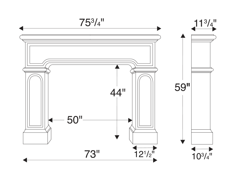 Toscana Technical Drawing