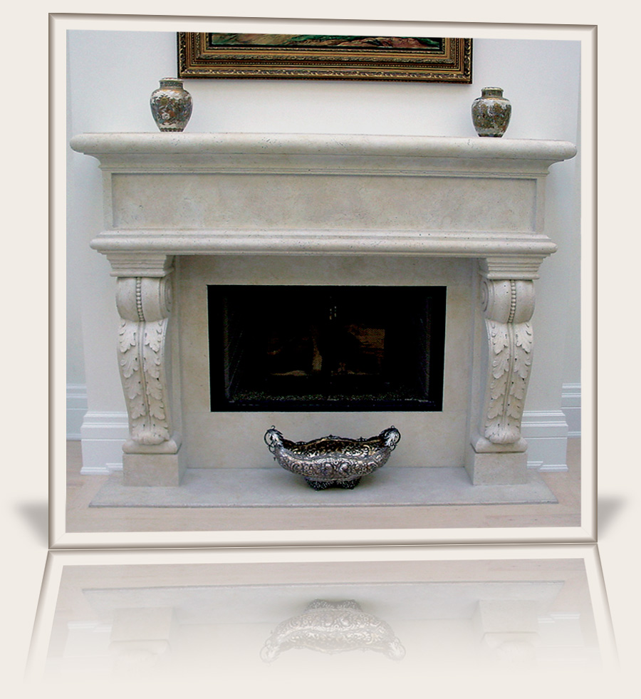 Venezia Fireplace Mantel by Multi-Cast Design