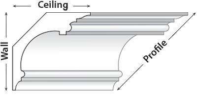 Lightweight Plaster Crown Moulding Stule 401