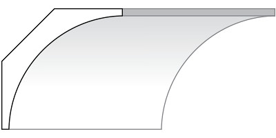 Lightweight Plaster Crown Moulding Stule 404