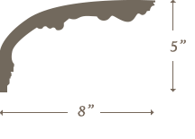 Plaster Cornice profile C-007