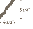 Plaster Cornice profile C-017-L