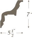 Plaster Cornice profile C-088