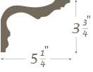 Plaster Cornice profile C-099