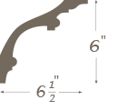 Plaster Cornice profile C-101