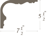 Plaster Cornice profile C-102