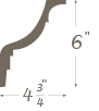 Plaster Cornice profile C-108