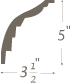 Plaster Cornice profile C-109