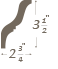 Plaster Cornice profile C-114