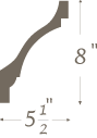 Plaster Cornice profile C-118