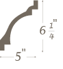 Plaster Cornice profile C-122