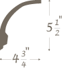 Plaster Cornice profile C-129