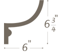 Plaster Cornice profile C-131