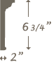 Plaster Cornice profile C-153