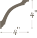 Plaster Cornice profile C-185