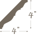 Plaster Cornice profile C-189