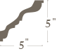 Plaster Cornice profile C-196