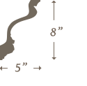 Plaster Cornice profile C-208