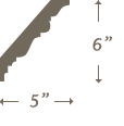 Plaster Cornice profile C-220