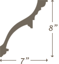 Plaster Cornice profile C-240