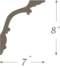 Plaster Cornice profile C-245